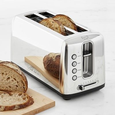 Cuisinart The Bakery Artisan Bread Toaster Cuisinart Toaster, Bread Toaster, Electric Toaster, Stainless Steel Toaster, Sandwich Toaster, Stainless Steel Panels, Toasters, Grilled Sandwich, Artisan Bread