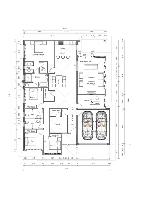 I will do structural, architectural drawings and construction drawings to get permit approvals specially for USA and European standards. You will be able to get drawings for new home constructions, home renovation works, house attachment and, Industrial buildings, office/workspace and customized developments. As well as I will provide services for structural design of RCC, masonry and wood structures #Drawings #AutoCAD #FloorPlans #Building #House Industrial Building Floor Plan, Autocad Floor Plans, Construction Plan Drawing, Autocad Plan Drawing, 2d Architecture Drawing, Autocad Plans House, Interior Design Autocad, Autocad Plan With Dimension, Autocad Interior Design