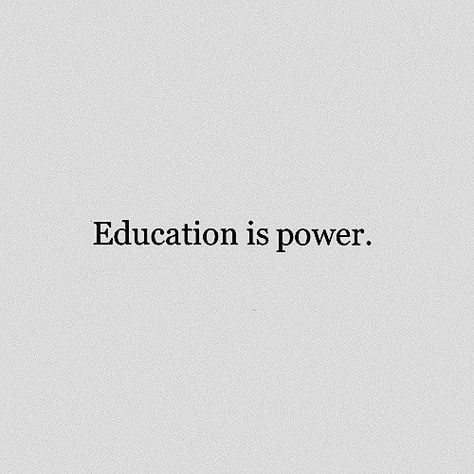 Education Is Power, The Words, Education, White