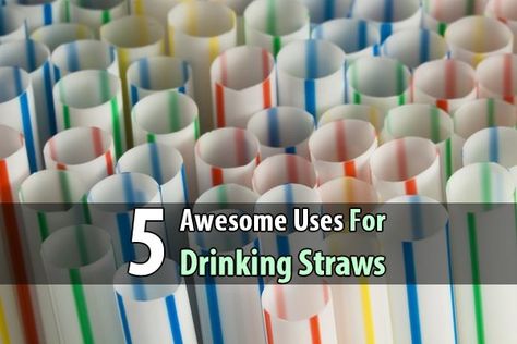 Believe it or not, drinking straws have several awesome uses, especially if you're a prepper. And best of all, you can get them for free. Urban Survival, Drinking Straw Crafts, Doomsday Survival, Camping Planning, Fast Food Places, Survival Items, Drink Straw, Living Off The Land, Emergency Prepping