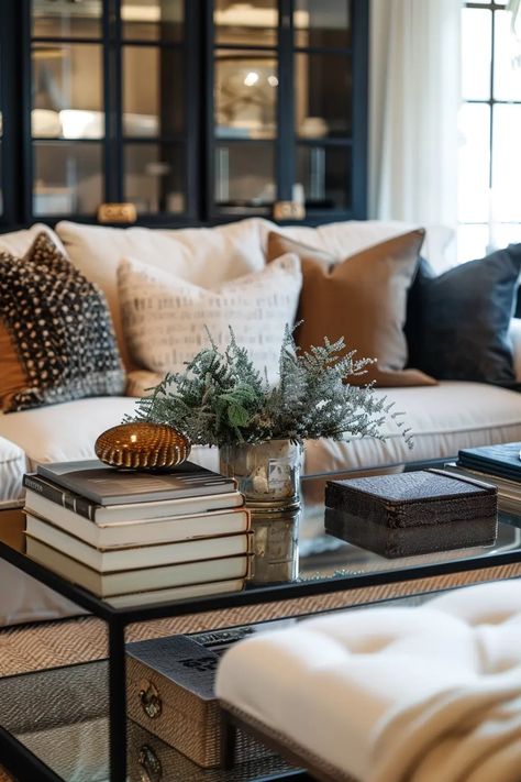 Effortless Elegance: How to Style a Coffee Table with These 9 Easy Ideas Style A Coffee Table, Coffee Table Display, Window Sill Decor, Snug Room, Living Room Design Inspiration, Coffee Table Styling, Beautiful Books, Decorating Style, Table Display