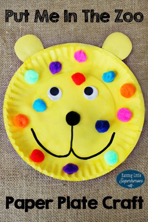 Dr Seuss Preschool, Zoo Crafts, Dr Seuss Activities, Dr Seuss Crafts, Paper Plate Craft, March Crafts, Seuss Crafts, Dr. Seuss, Dr Seuss Week