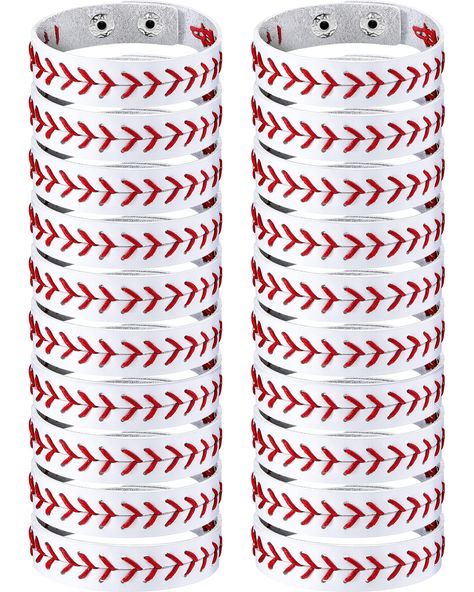 Softball Party Favors, Bracelets For Boys, Baseball Favors, Team Mom Baseball, Baseball Team Gift, Baseball Coach Gifts, Baseball Bracelet, Girls Baseball, Travel Baseball