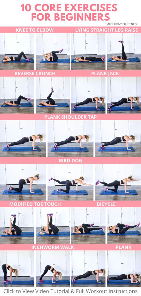 Core Muscle Exercises, Functional Core, Core Exercises For Beginners, Core Strength Exercises, Exercises For Beginners, Core Strengthening Exercises, Poses For Beginners, Strengthen Your Core, Bodyweight Exercises