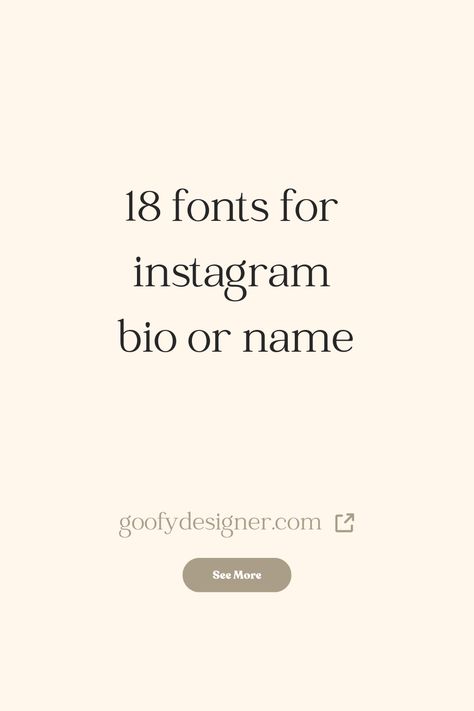 Find out the best 18 font ideas for your instagram bio or name. Aesthetic Instagram Fonts, Instagram Bio Font Ideas, Idea For Bio On Instagram, How To Make Your Instagram Aesthetic Bio, Vsco Title Ideas, Insta Bio Name Ideas, Instagram Fonts Bio, Ig Fonts Story, Instagram Bio Name Ideas