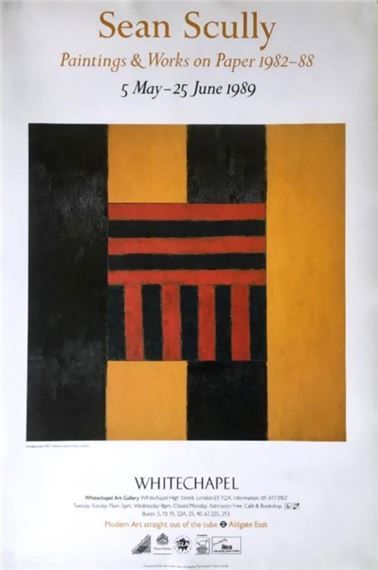 Sean Scully | Sean Scully Whitechapel Art Gallery (1989) | MutualArt Sean Scully, Weaving Tapestry, Modern Words, Quilt Modern, Art Concepts, Painting Words, Amish Quilts, Bedrooms Ideas, Expressionist Painting