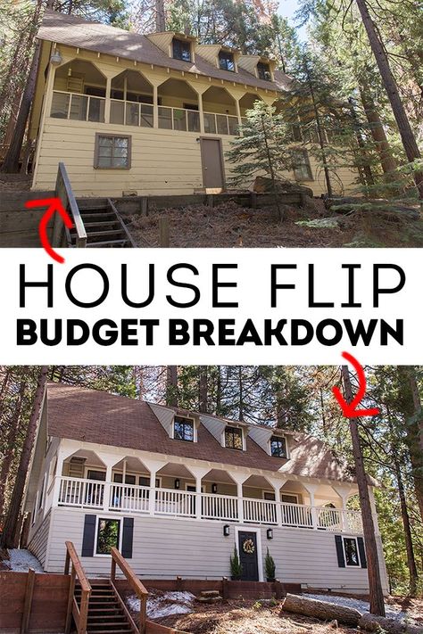 How much does flipping a house really cost? House Flip, House Flipping, Home Improvement Loans, Interior Painting, Cottage House, Flipping Houses, Interior Paint Colors, Health Club, Glass Blocks