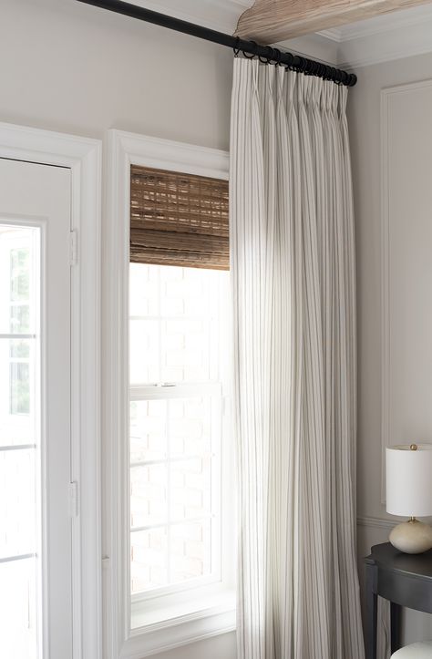 Curtains Wall To Wall, Curtains For Tall Windows High Ceilings Bedroom, High End Curtains Living Rooms, 2022 Bedroom, Room For Tuesday, Ceiling Curtains, Window Treatments Living Room, Curtains And Draperies, Pinch Pleat Curtains