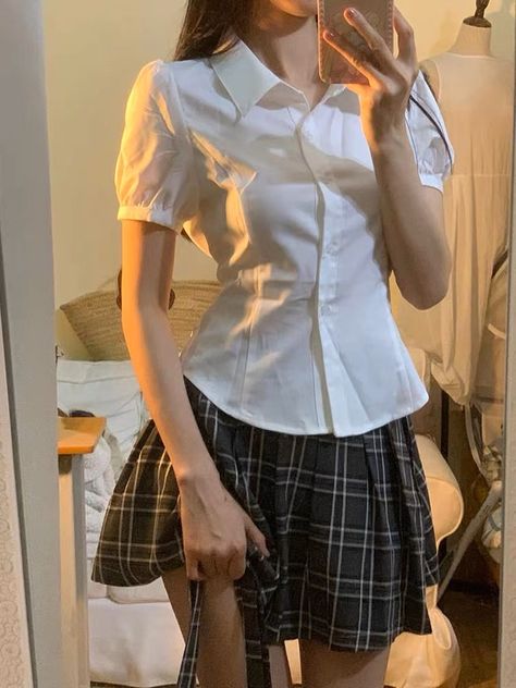 White shirt outfit