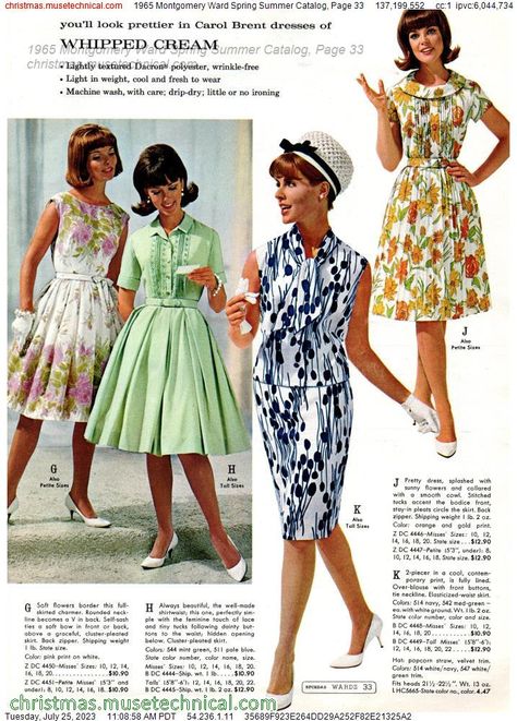 Catalog Clothes, 1962 Fashion, 1965 Fashion, Late 60s Fashion, 1950s Accessories, 60’s Fashion, 60s Hair, 1960 Fashion, Fashion Hippie