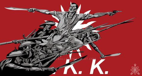 Gat Andres Bonifacio by https://www.deviantart.com/chillbally on @DeviantArt El Filibusterismo Drawing, Andres Bonifacio Art, Bonifacio Day Poster, Politic Art Ideas Philippines, Philippine Revolution Drawing, Katipunan Philippines Art, Isagani El Filibusterismo Picture, Filipino National Artist Poster, Philippine Government