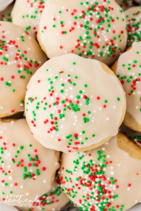 Italian Ricotta Cookies Recipe Recipe Ricotta, Ricotta Cookies Recipe, Christmas Desert, Italian Ricotta Cookies, My Heavenly Recipes, Fruit Salad With Pudding, Heavenly Recipes, Ricotta Cookies, Italian Christmas Cookies