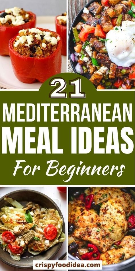 Mediterranean Diet Food List, Mediterranean Recipes Healthy, Mediterranean Diet Recipes Dinners, Med Diet, Mediterranean Diet Meal Plan, Easy Mediterranean Diet Recipes, Think Food, Mediterranean Dishes, Diet Food List