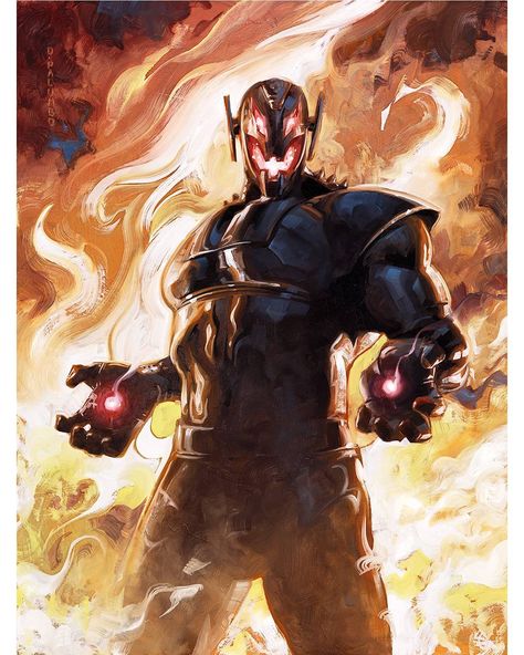 David Palumbo on Instagram: “"Ultron" from Marvel Masterpieces 2020. I've just added available originals to my site, link in my bio! . . 12x16 inches, oil on panel . .…” Ultron Comic, Ultron Wallpaper, Ultron Marvel, Marvel Masterpieces, Comic Book Villains, Marvel Character Design, Marvel Infinity, Comic Villains, Superhero Villains