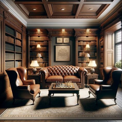 Home Library Rooms, Timeless Interiors, Home Library Design, Casa Container, Timeless Decor, Home Libraries, Dream House Interior, Home Library, Decor Living Room