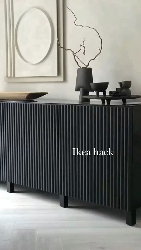 Aestethic Interior House, Ikea Beata, Playroom Update, Ikea Hack Besta, Modern Outdoor Seating Area, House Dubai, Sideboard Styling, Ikea Sideboard, Modern Outdoor Seating