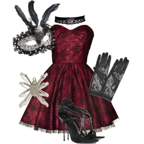 Halloween Masquerade - Spider  SO cute even thought I HATE spiders. Lol Masquerade Outfit Ideas Short Dress, Halloween Costumes 13 Yo Girl, Mascarade Party Outfit, Masquerade Ball Outfit, Masquerade Outfit Ideas, Party Short Dresses, Masquerade Ball Outfits, Mascarade Party, Masquerade Outfit