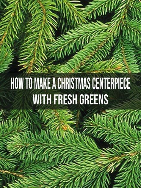 Winter Green Arrangements, Evergreen Arrangements Centerpieces, Holiday Centerpieces Christmas Evergreen, Holiday Greens Arrangements, Christmas Foliage Arrangements, Decorating With Fresh Greens Christmas, Christmas Centerpieces With Live Greens, Fresh Christmas Arrangements, Pine Centerpiece Christmas