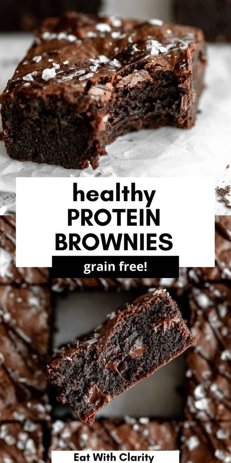 Bariatric Snacks, Protein Brownies Recipe, Healthy Protein Desserts, Children Food, Protein Baking, High Protein Desserts, Healthy Protein Snacks, Protein Brownies, Protein Treats