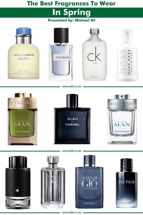 The Best Men's Fragrances For Spring Men Hygiene, Fragrances Perfume Men, Perfume Men, Best Mens Cologne, Fragrance Lab, Chanel Men, Best Perfume For Men, Smelling Good, Spring Fragrances