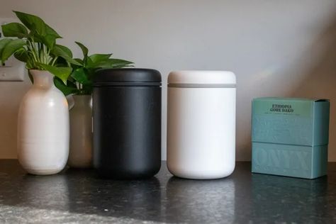 Coffee Canisters, Coffee Container, Coffee Storage, Coffee Canister, Canister Vacuum, Coffee To Go, Plant Cuttings, Green Dot, Great Coffee