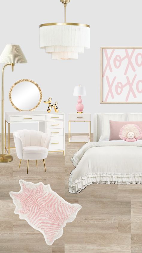 Room Wishlist, Room Organization Bedroom, White Room Decor, Pink Room Decor, Room Redesign, Preppy Room Decor, Girly Room, Preppy Room, Dream House Rooms