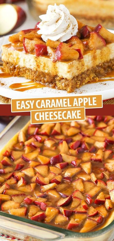 Fall Snacks And Desserts, Apple Pumpkin Cheesecake, Baking Recipes Fall Desserts, Fall Apple Baked Goods, Fall Holiday Baking, Easy Yummy Fall Desserts, Autumn Deserts Fall Desserts, Fun Fall Desserts To Make, Fall Baking Easy Recipes