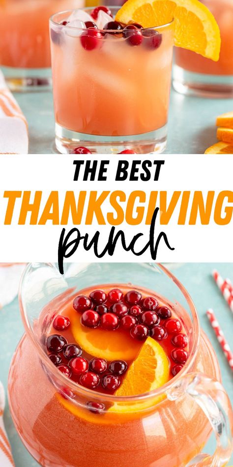 This delicious Thanksgiving punch is the perfect punch for kids and adults! You'll never need another fall punch recipe! Thanksgiving Punch Alcoholic, Fall Punch Recipes, Thanksgiving Punch, Apple Cider Punch, Alcoholic Punch Recipes, Non Alcoholic Punch, Thanksgiving Appetizer Recipes, Thanksgiving Drinks, Thanksgiving Cocktails