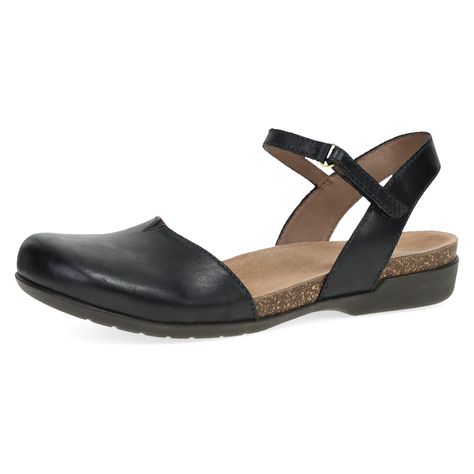 PRICES MAY VARY. SIMPLE STYLE: Our casual Rowan sandal offers a closed toe and an adjustable strap with hook & loop closure. QUALITY CONSTRUCTION: Leather uppers and linings update this classic style, making it the perfect accent to your wardrobe. LONG STANDING SUPPORT: Molded memory foam footbed, lightweight EVA and cork midsole and rubber outsole provides all-day comfort. DANSKO WOMEN'S SHOES: Providing quality footwear with legendary comfort, Dansko shoes for women are chosen by those who exp Sandal For Women, Dansko Shoes, Platform Wedges, Arch Support, Simple Style, Women's Shoes, Modern Style, Memory Foam, Cork