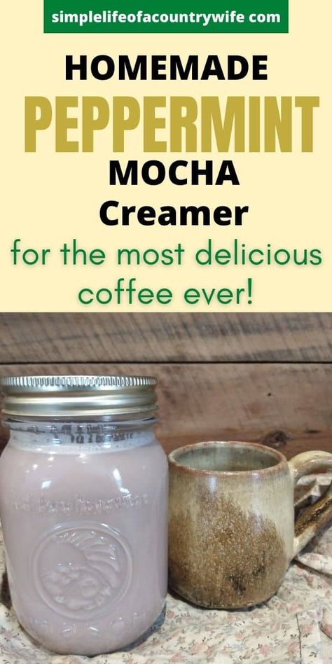 Diy Peppermint Mocha Coffee Creamer, Homemade Peppermint Coffee Creamer, Chobani Peppermint Mocha Creamer, Diy Coffee Creamers, Homemade Peppermint Mocha Coffee Creamer, Peppermint Creamer Recipe, Diy Peppermint Mocha Creamer, Homemade Peppermint Creamer, Peppermint Mocha Creamer Recipe