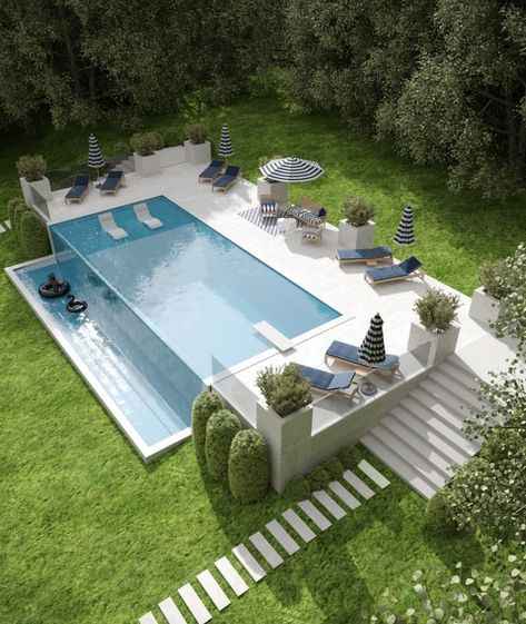 Eye-popping collection of 47 incredible infinity pool designs. Check out these inspiring and refreshing pictures of infinity pools. Swimming Pool Architecture, Infinity Pool Design, Piscina Container, Ideas De Piscina, Piscina Rectangular, Deck Piscina, Dream Backyard Pool, Pool Design Ideas, Pools Backyard Inground