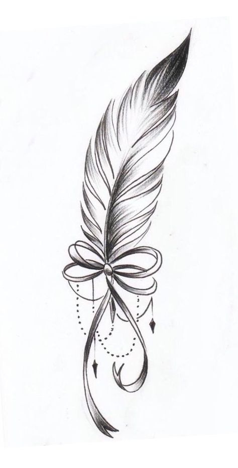 Scroll Tattoos For Women, Feather Butterfly Tattoo, Feather With Flowers Tattoo, Tattoo Indian Style, Simple Feather Tattoo, Feather Tattoo Ideas For Women, Plume Tattoo, Tattoo Plume, Atrapasueños Tattoo