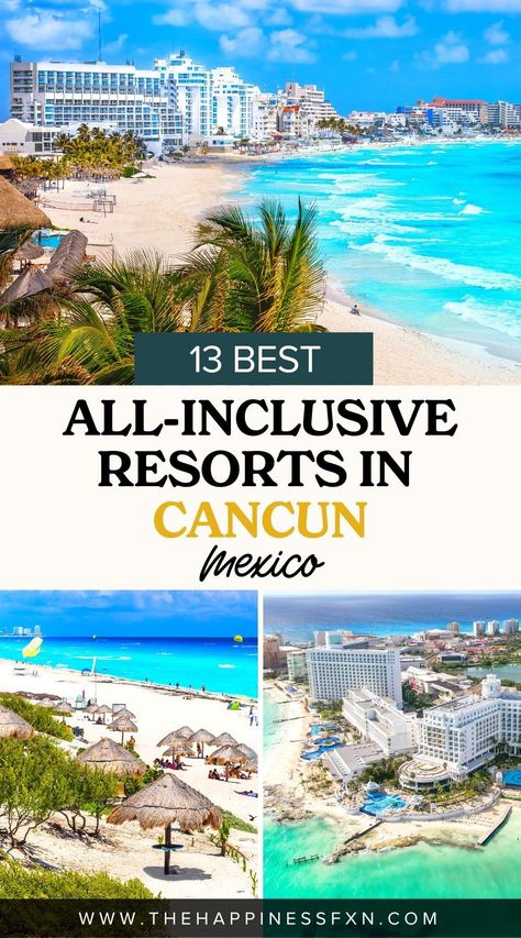 13 Best All-Inclusive Resorts in Cancun, Mexico | Discover 15 breathtaking all-inclusive resorts the whole family will enjoy in Cancun this winter. Mexico All Inclusive Resorts | Cancun | Luxury Vacation | Mexico travel | cancun resorts | all inclusive vacations | best resorts | Mexico All Inclusive Resorts Family, Best Cancun All Inclusive Resorts, All Inclusive Resorts Mexico, Best Cancun Resorts, Cheapest All Inclusive Resorts, Cancun Mexico Resorts, Travel Cancun, Best Tropical Vacations, All Inclusive Mexico