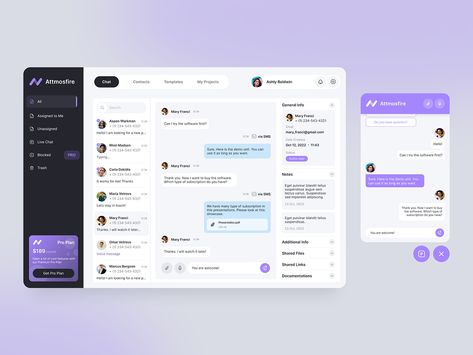 Material Design Web, Web App Ui Design, Website Design Inspiration Business, Chatbot App, Chatbot Design, To Do App, Software Ui Design, Web Software, App Interface Design