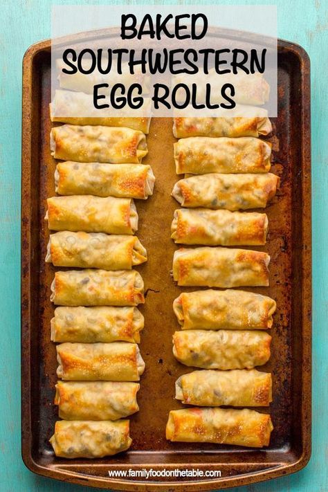 Vegetable Rolls, Southwestern Egg Rolls, Fowl Recipes, Chicken Black Beans, Beans And Cheese, Mexican Appetizers, 2023 Ideas, Food On The Table, Egg Roll Recipes