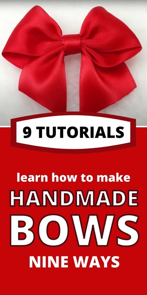 Make Bows For Wreaths, Card Diy Ideas, Making Bows For Wreaths, Christmas Card Diy, Bows For Wreaths, Ribbon Bow Tutorial, Bow Making Tutorials, Package Bows, Bow Inspiration