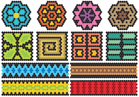 Huichol Free Vector Art - (1164 Free ... Huichol Pattern, Seed Bead Art, Vector Art Design, Bead Crochet Patterns, Huichol Art, Bead Loom Patterns, Native American Beading, Art Template, Beaded Jewelry Patterns