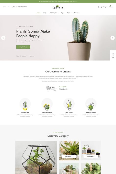 The "Lustria - Multipurpose Plant Store WordPress Theme" is a versatile theme designed for creating websites related to plant stores, nurseries, gardening, and related businesses. Picnic Photo Shoot, Creating Websites, Website Design Inspiration Layout, Plant Store, Wordpress Design, Pet Logo Design, Studio Ghibli Art, Website Creation, Wordpress Theme Design