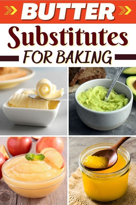 Butter Replacement In Baking, Butter Substitute Baking, Substitutes For Butter, Substitute For Butter, Butter Replacement, Flavored Butter Recipes, Butter Substitute, Baking Hacks, Baking Equipment