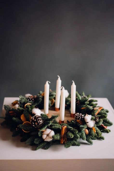 Where to buy a German Advent Wreath for your Home German Advent Wreath, Wreath Candle Holder, German Christmas Decorations, Advent Wreath Diy, Advent Wreath Candles, Advent Wreaths, Christmas Table Centerpiece, Budget Christmas, Christmas Advent Wreath