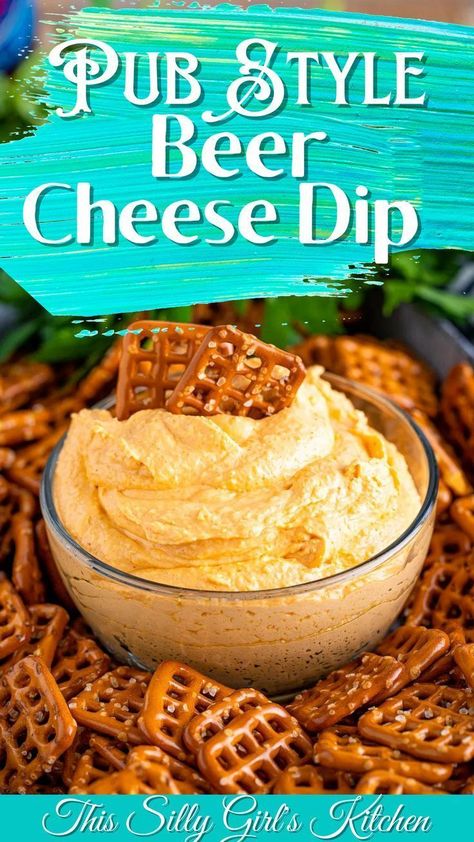 pub style beer cheese dip Pub Cheese, Beer Cheese Dip Recipe, Potluck Food, Beer Cheese Dip, Cheese Dip Recipes, Easy Party Food, Amazing Appetizers, Beer Cheese, Cheese Dip