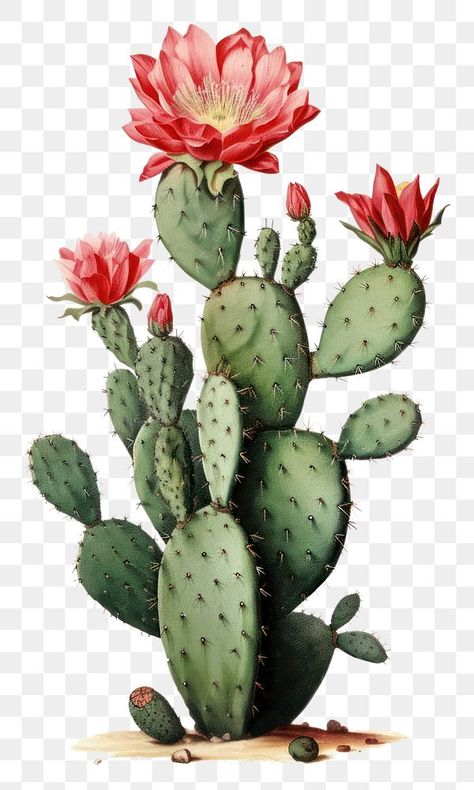 Cactus Flower Watercolor, Cactus Desert Drawing, Prickly Pear Cactus Drawing, Cactus Plants Drawing, Nm Tattoo, Sketching Challenge, Cactus Flower Painting, Cactus With Flowers, Cactus Scene