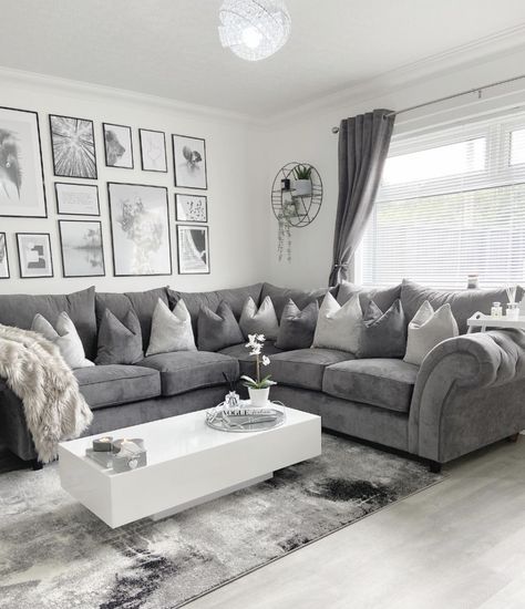 30 Grey Couch Living Room Ideas For Every Style Gray Sofa Living, Dining Room Sofa, Gray Living Room Design, Grey Sofa Living Room, Grey Living Room, Grey Couch Living Room, Living Room Decor Gray, Apartment Living Room Design, Black Living Room