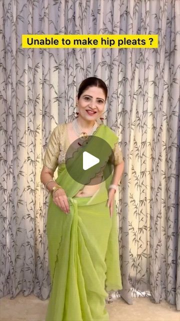 Organisation, How To Wearing Saree, Saree Tying Styles, Saree Draping For Plus Size Women, Hip Pleats Saree, How To Tie A Saree, Saree Making Ideas At Home, How To Wear A Saree, How To Wear Saree In Different Style