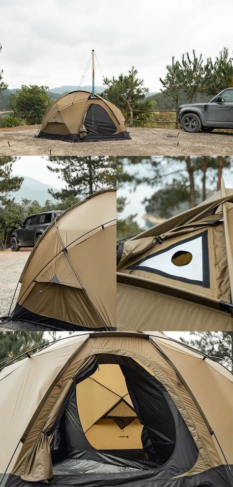 Camping Aesthetic Tent Heaters Camping, Backyard Wood Projects, Trunk Camping, Tent With Stove, Wood Projects Easy, Survival Tent, Truck Bed Tent, Hot Tent, Bushcraft Shelter