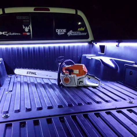 Truck Hacks, Truck Bed Drawers, Truck Bed Lights, Diy Truck Bedding, Bed Lighting, Cool Truck Accessories, Truck Bed Storage, Pickup Truck Accessories, Truck Bed Camping