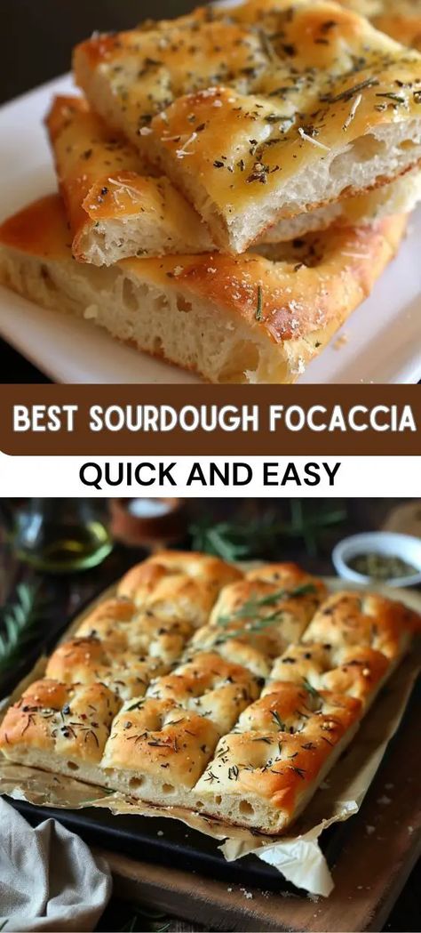 Simple Focaccia Bread Easy Focaccia Bread Recipe, Sourdough Focaccia Recipe, Foccacia Recipe, Sourdough Focaccia, Recipe Using Sourdough Starter, Foccacia Bread, Bread Toppings, Focaccia Bread Recipe, Sourdough Starter Discard Recipe