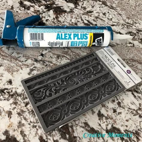 More Acrylic Caulk in IOD Moulds | Hometalk Iron Orchid Designs Moulds, Iod Moulds, Trim Moulding, Orchid Design, Refinish Furniture, Furniture Appliques, Formy Silikonowe, Most Viewed, Iron Orchid Designs