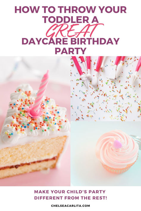 Planning your toddler's daycare birthday party? From daycare birthday treats to daycare birthday birthday party favors, this post has everything you need to throw an epic birthday party at daycare. Birthday At Daycare, Daycare Birthday Party Ideas, Daycare Birthday Treats, Daycare Birthday, Toddler Daycare, Birthday Snacks, Birthday Bag, Goody Bags, Toddler Birthday