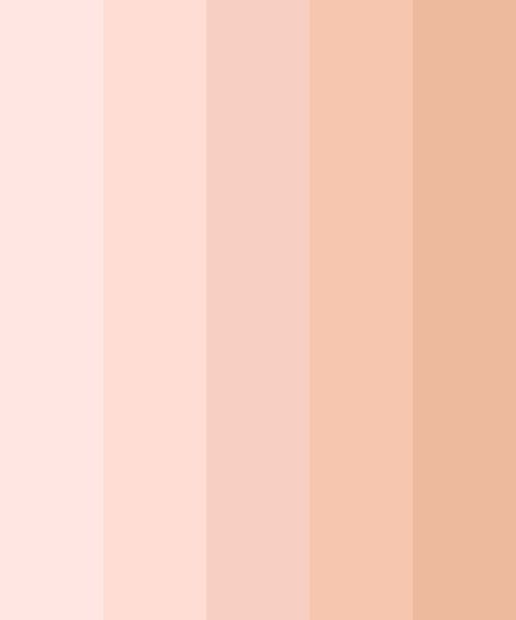 Light Skin Tones Color Palette Peach Color Palette, Peach Color Schemes, Peach Color Palettes, Skin Palette, Color Durazno, Peach Paint, Birth Colors, Peach Walls, Peach Palette